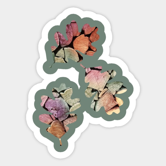 colorful leaves Sticker by augenWerk